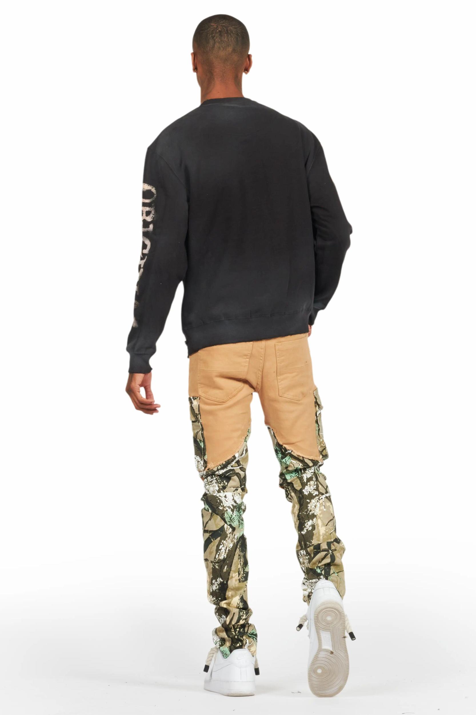 Denka Beige Slim Fit Jean Male Product Image