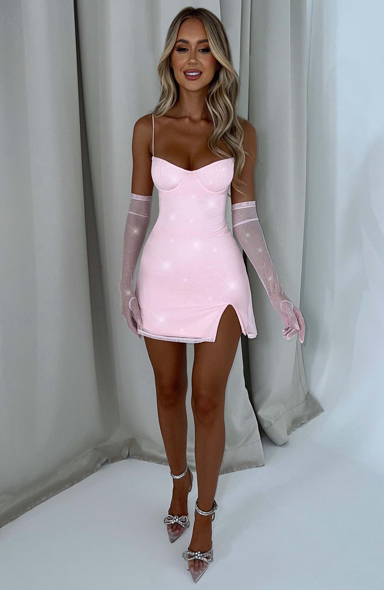 Pixie Mini Dress - Pink Sparkle Product Image