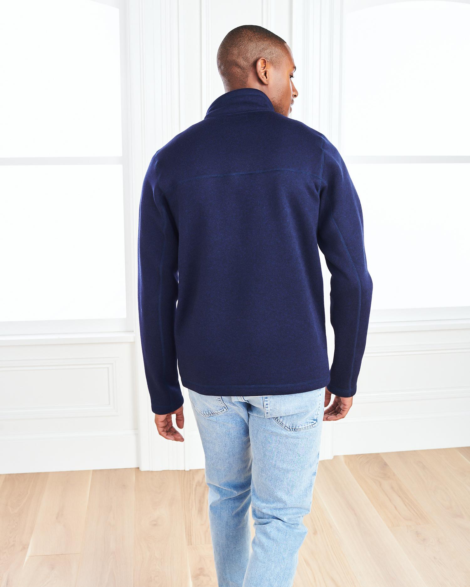 Quince | Men's Sweater Fleece Pullover Jacket Recycled Polyester, 100% Polyester Product Image