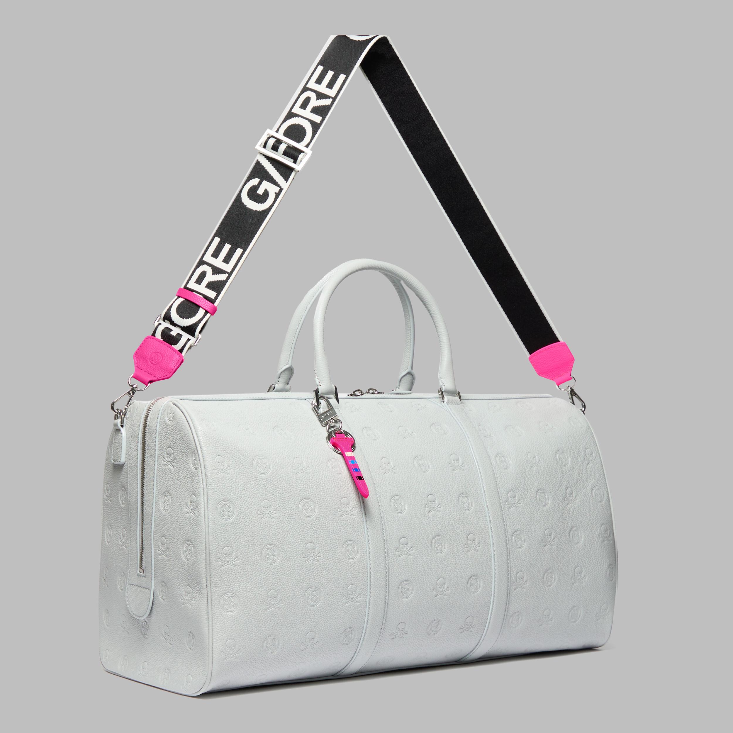 EMBOSSED SKULL & TEES LEATHER WEEKENDER Product Image