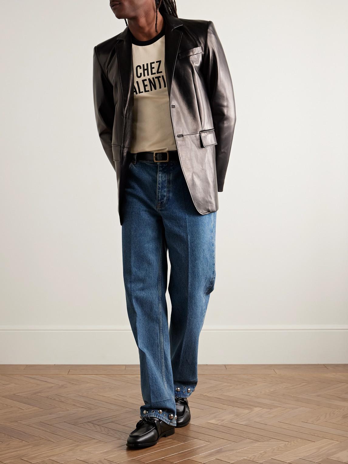 VALENTINO Chez Logo T-shirt In Neutral Product Image