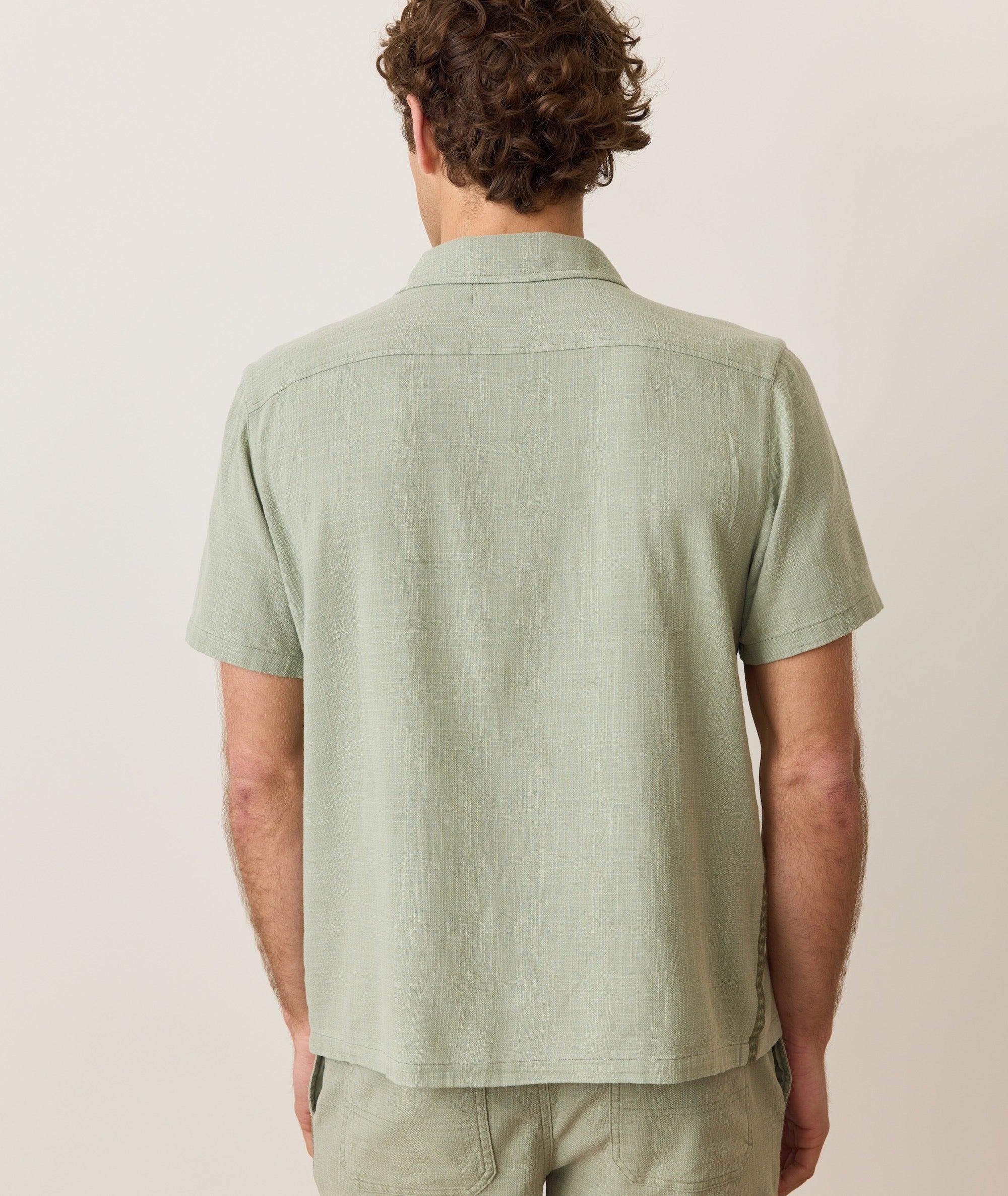 Stretch Selvage Embroidered Resort Shirt Product Image