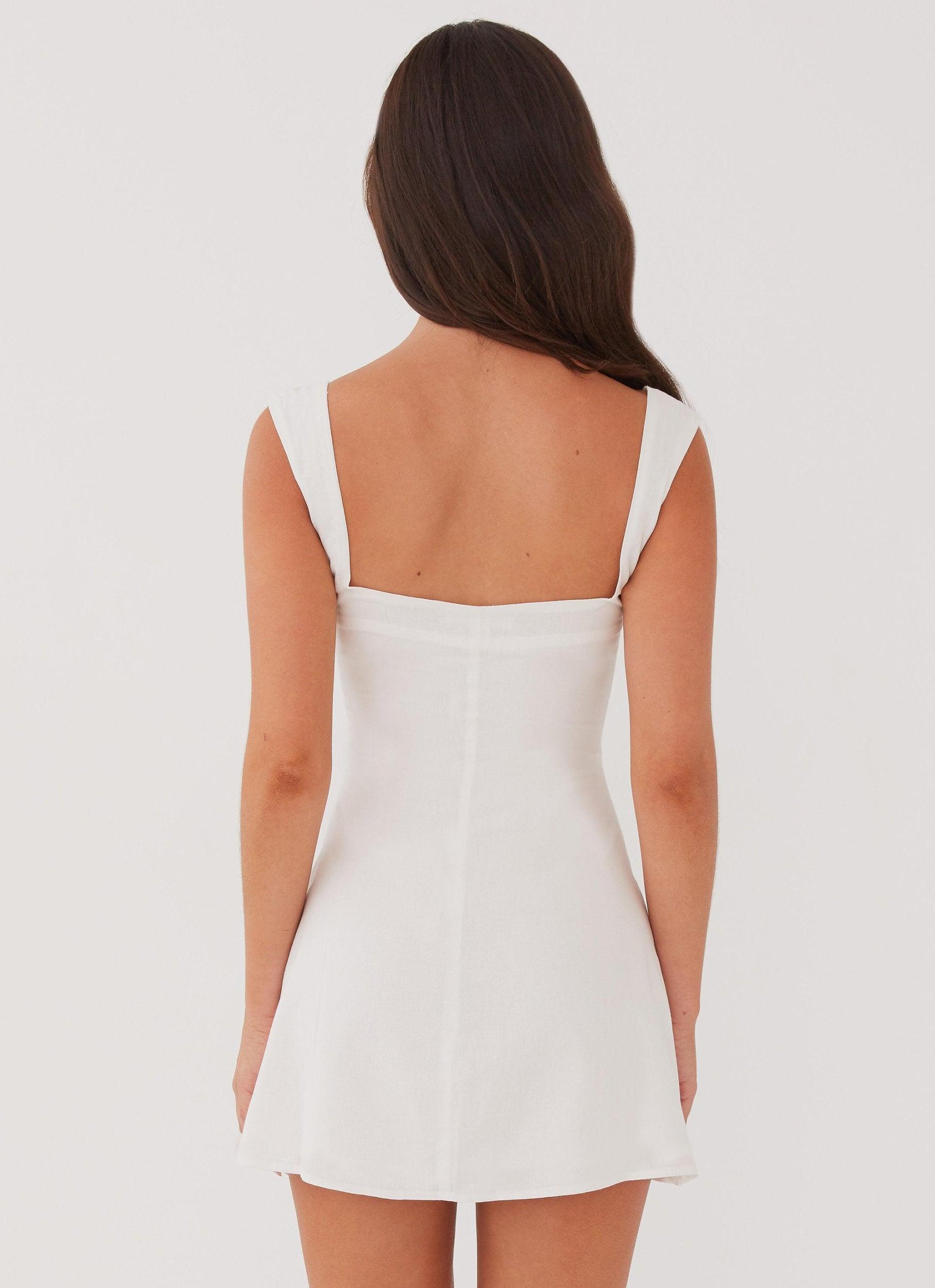 Cadence Mini Dress - White Product Image