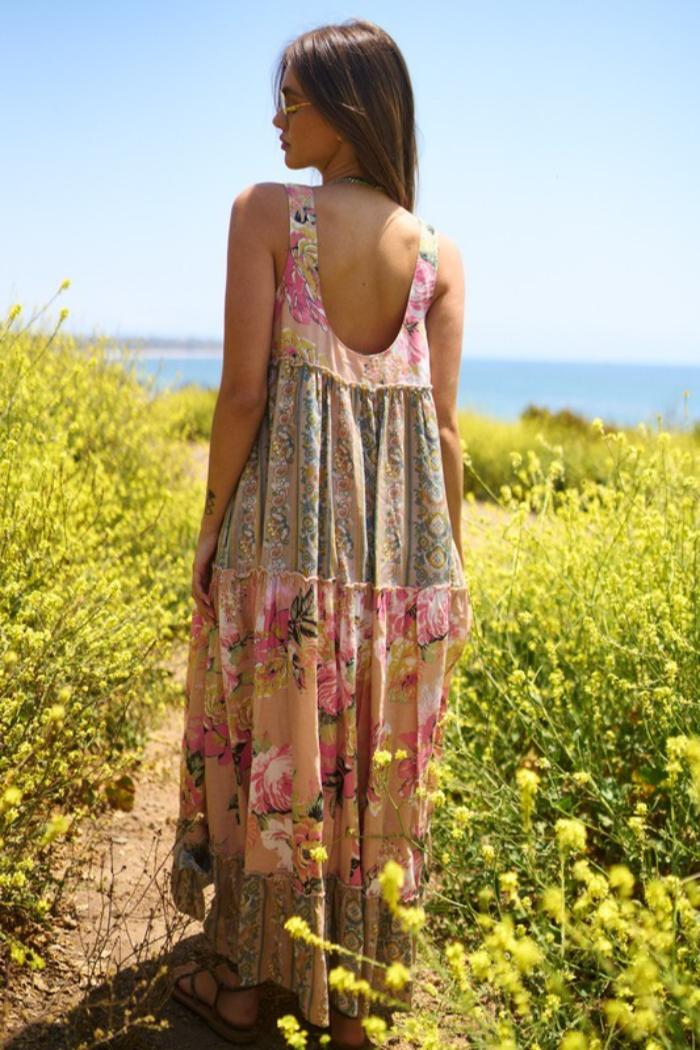 Floral Boho Maxi Dress Product Image