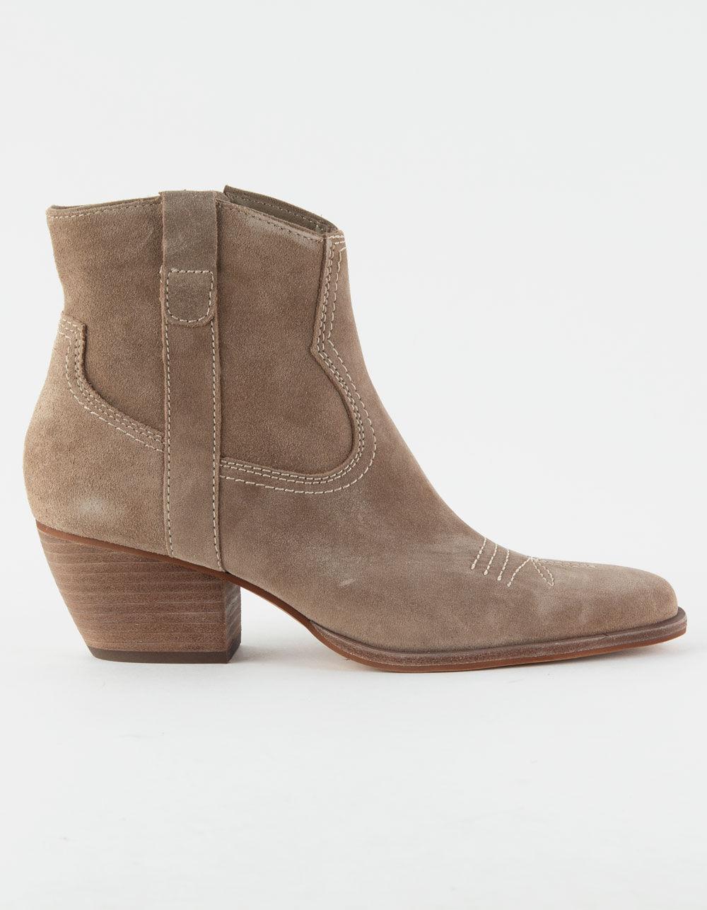 DOLCE VITA Silma Womens Western Booties - DK KHAKI Product Image
