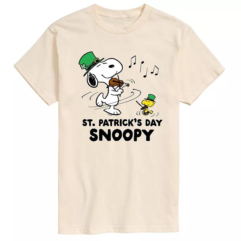 Men's Peanuts St. Patricks Day Snoopy Graphic Tee,  Product Image