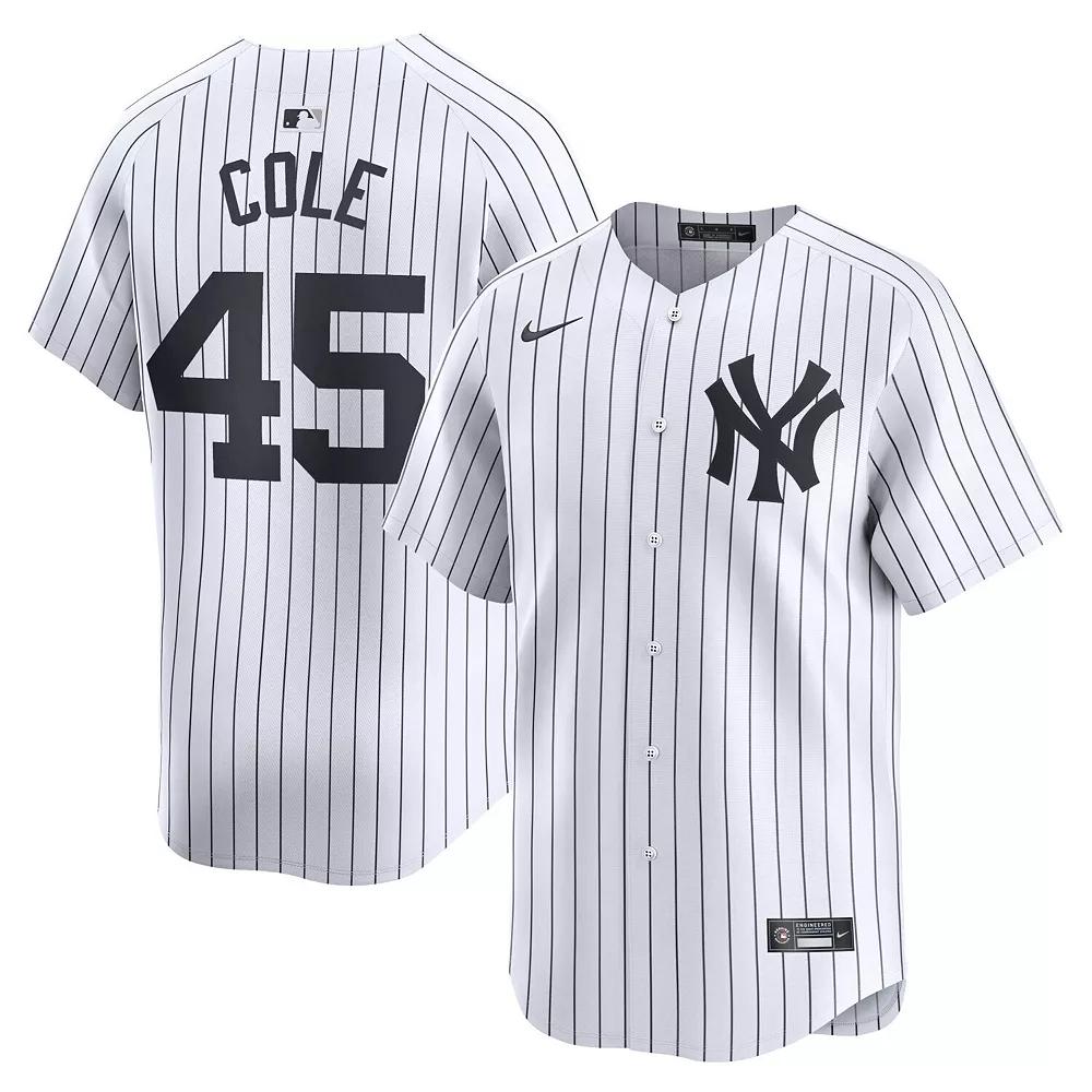 Men's Nike Gerrit Cole White New York Yankees Home Limited Player Jersey,  Product Image
