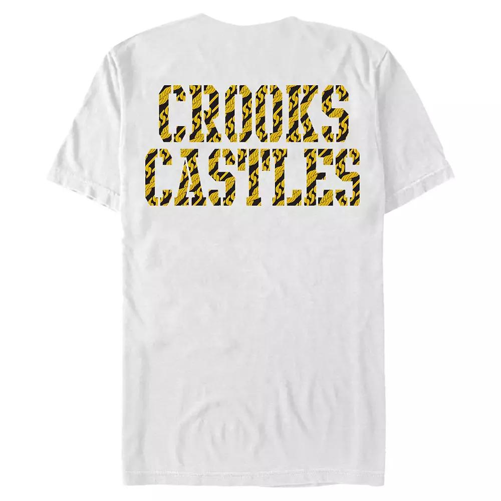 Men's Crooks And Castle Baroque Print Crown Stamp Graphic Tee,  Product Image