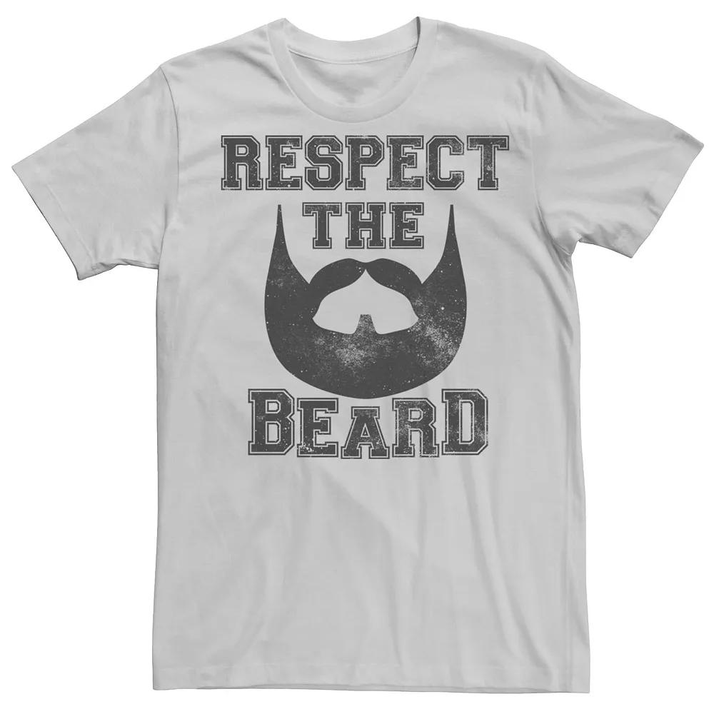 Men's Respect The Beard Tee Shirt,  Product Image