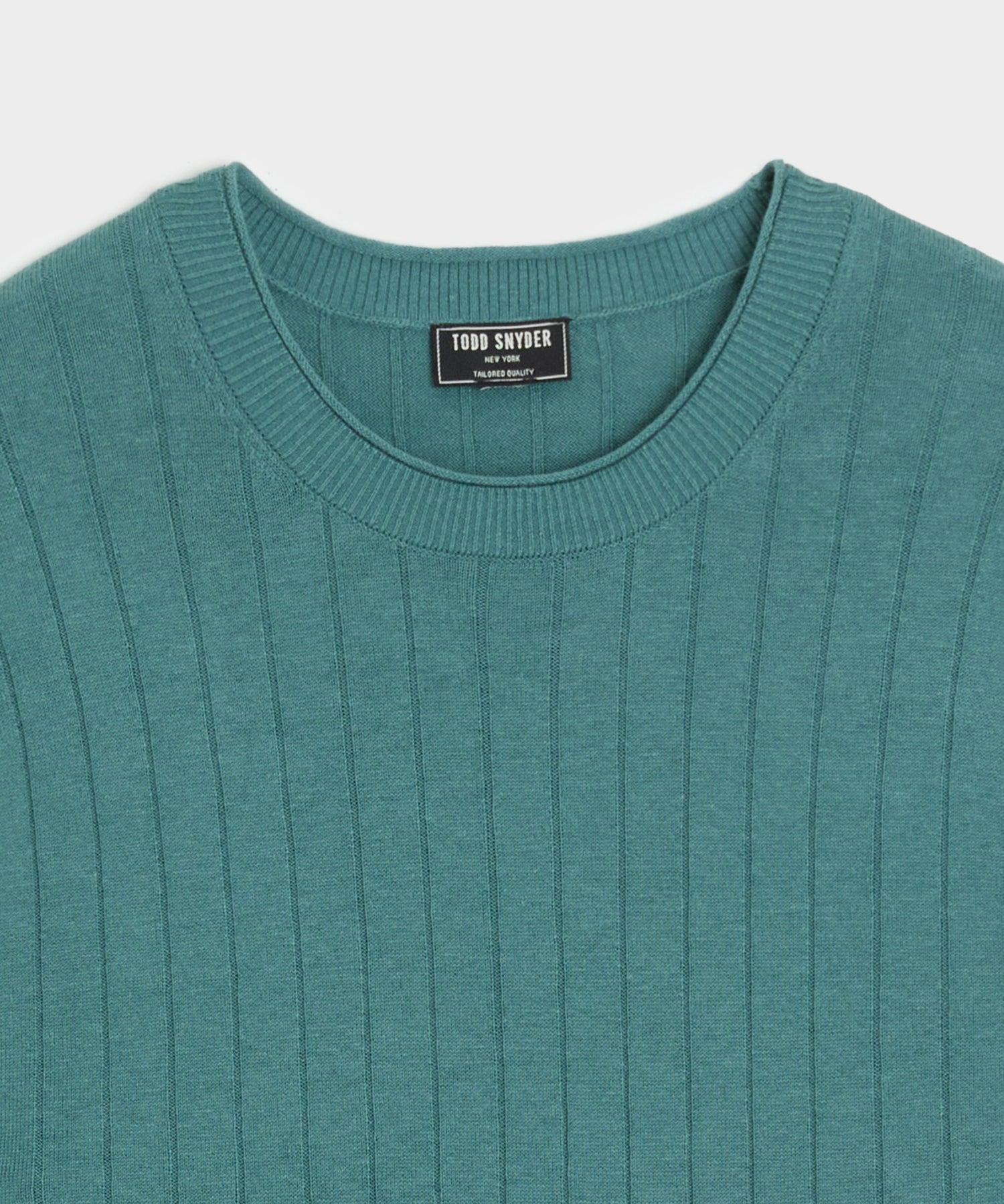 Lightweight Linen-Cotton Crewneck Sweater Product Image