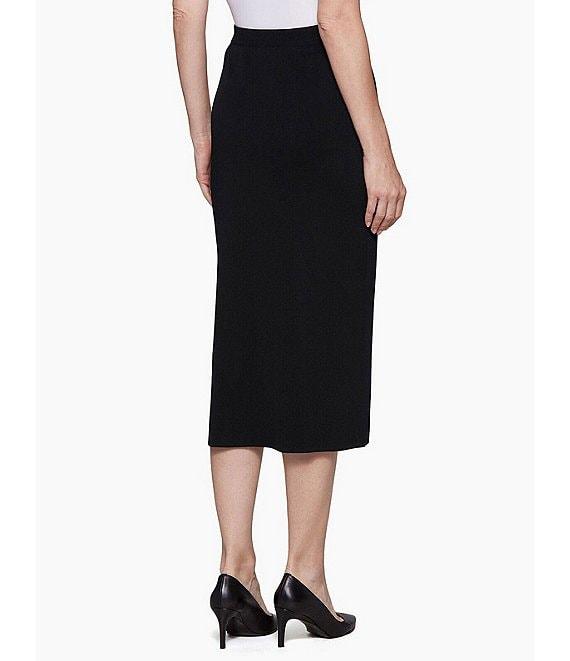 Ming Wang Midi Length Pencil Skirt Product Image