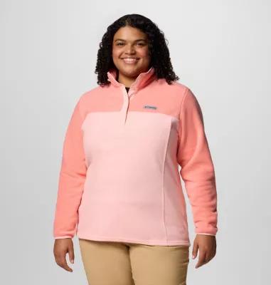 Columbia Womens Benton Springs Half Snap Pullover Fleece II - Plus Size- Product Image