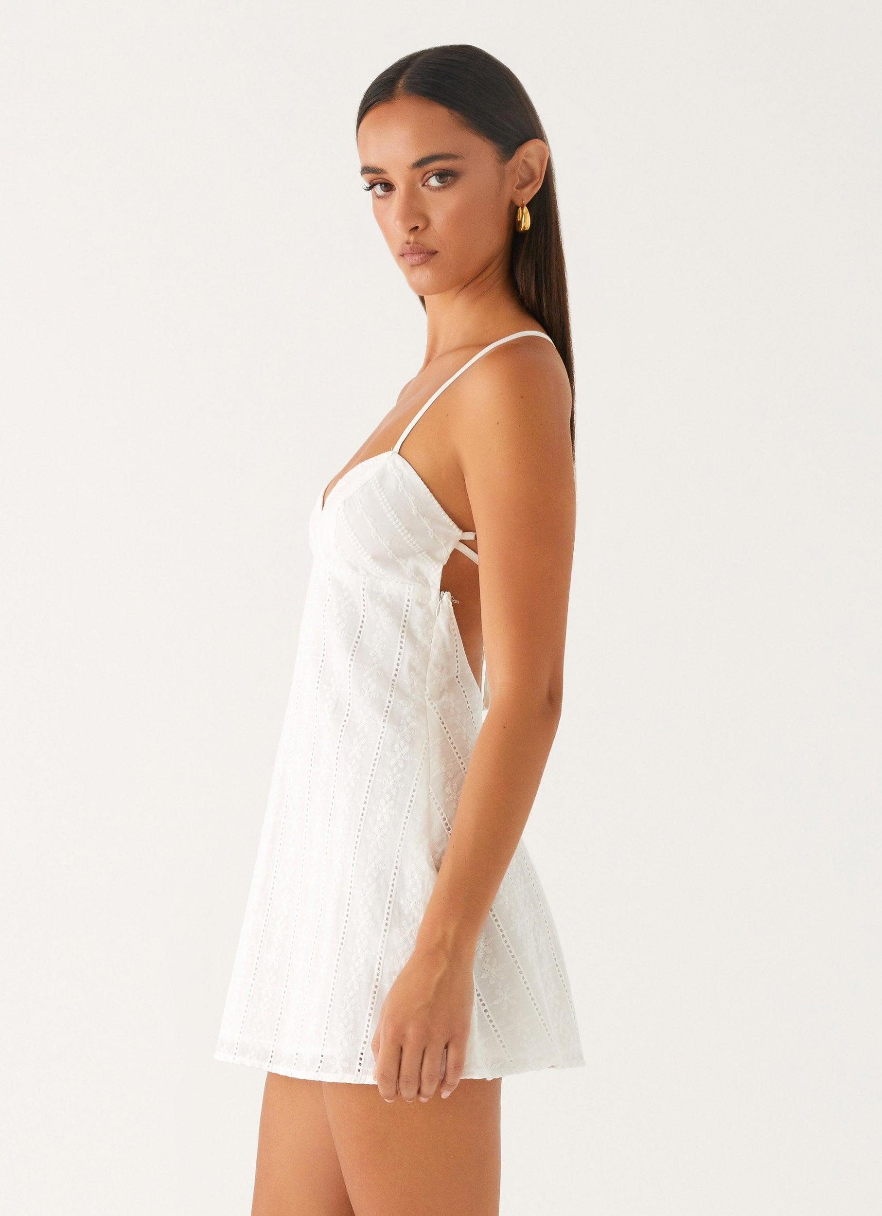 Inara Mini Dress - Ivory Product Image