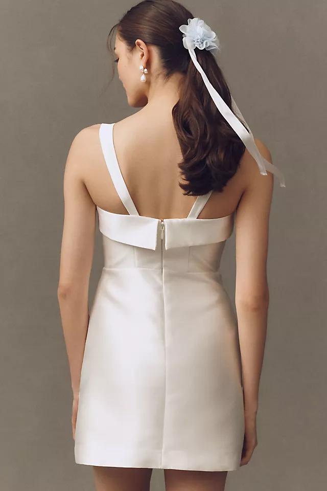 BHLDN Sleeveless Square-Neck Taffeta A-Line Mini Dress Product Image