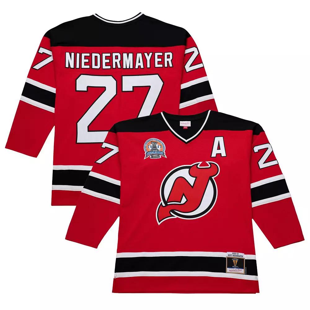 Men's Scott Niedermayer Red New Jersey Devils 2002-03 Power Play Jersey,  Product Image
