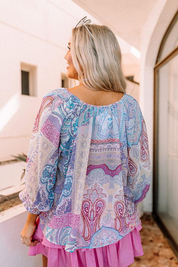 Better Be Brunch Chiffon Top Product Image