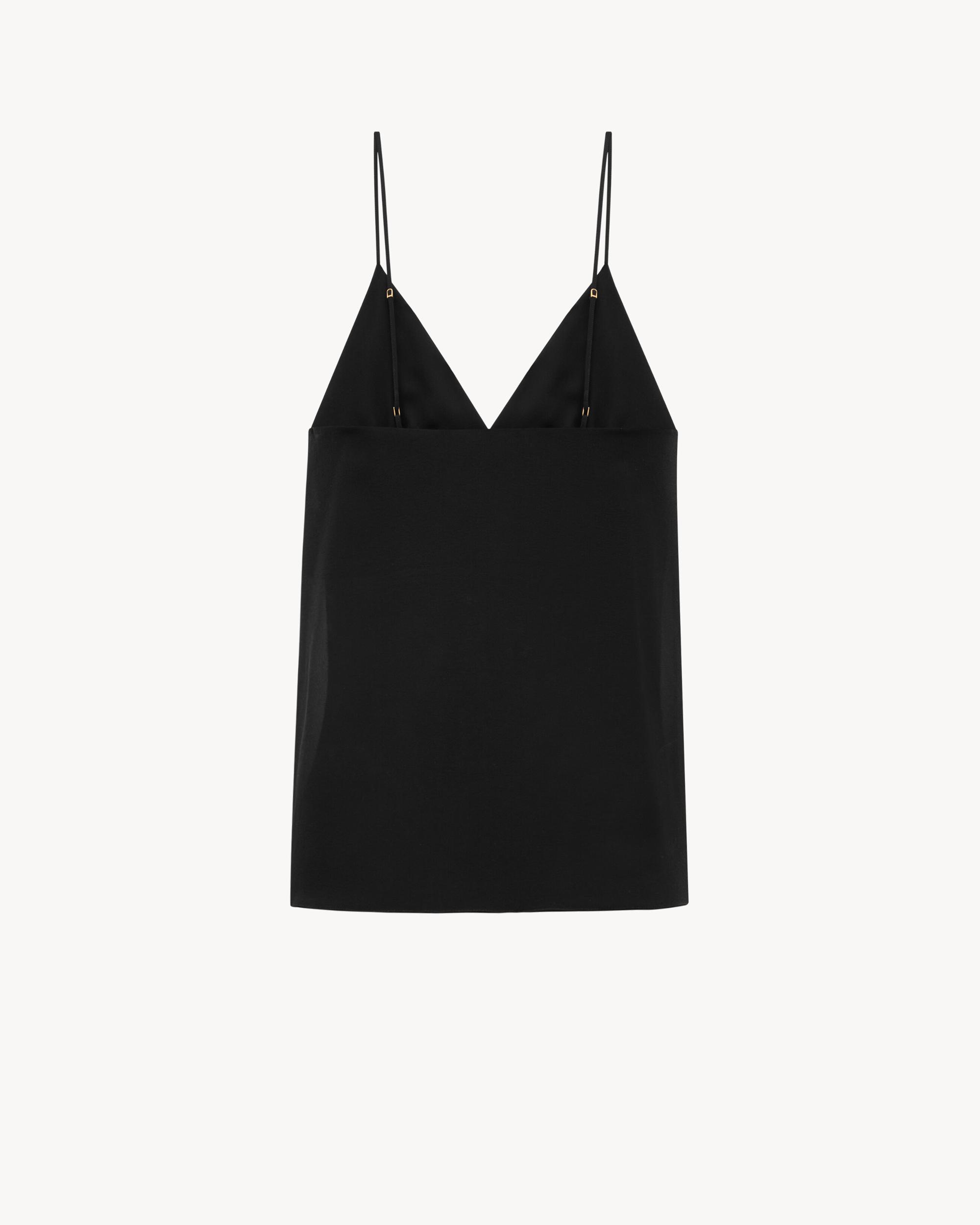 tank top in silk georgette Product Image