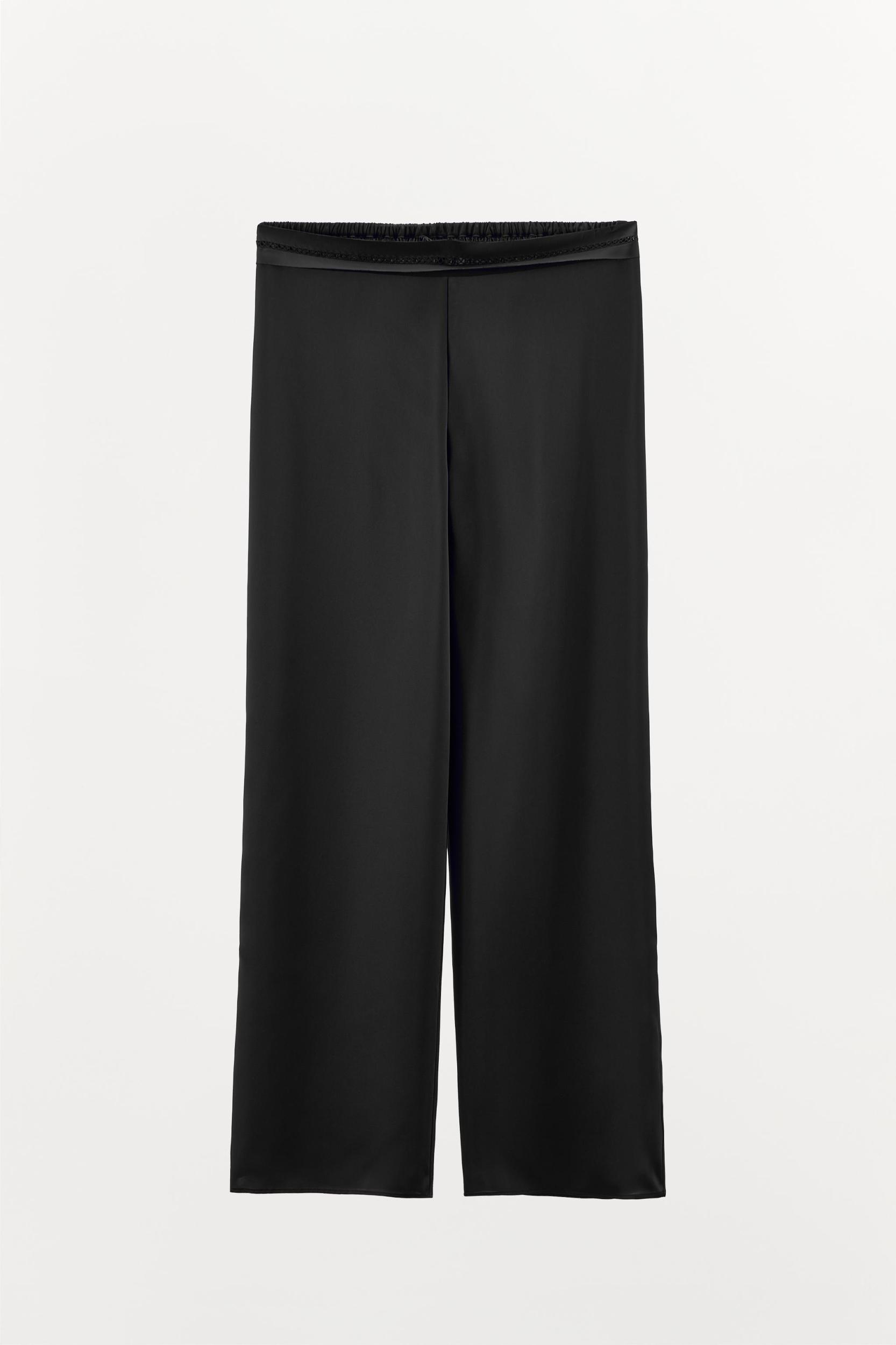 SATIN LACE ENTREDEUX TOP Product Image