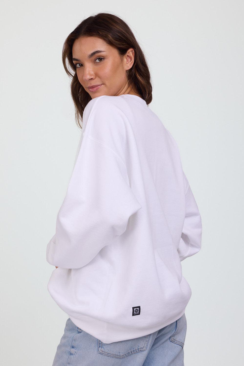 Roxanne Oversized Fleece Crewneck - JOLYN Luv Product Image