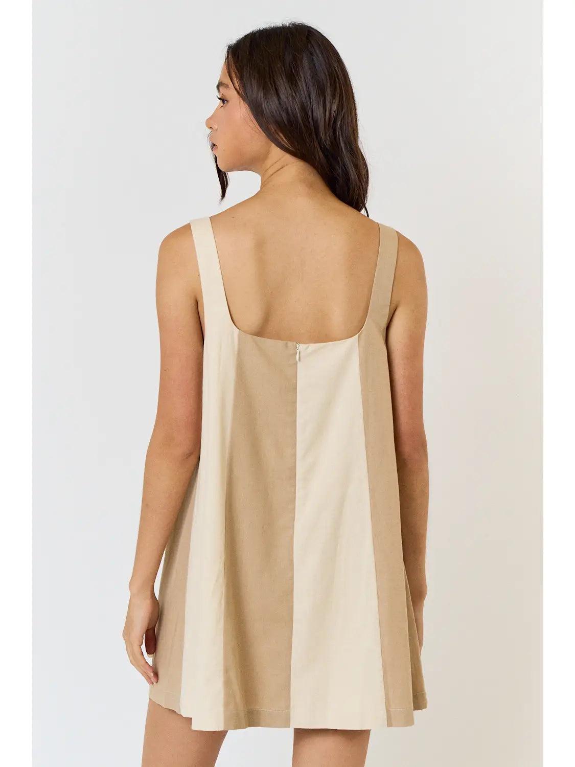 Coastal Charm Linen Dress Product Image