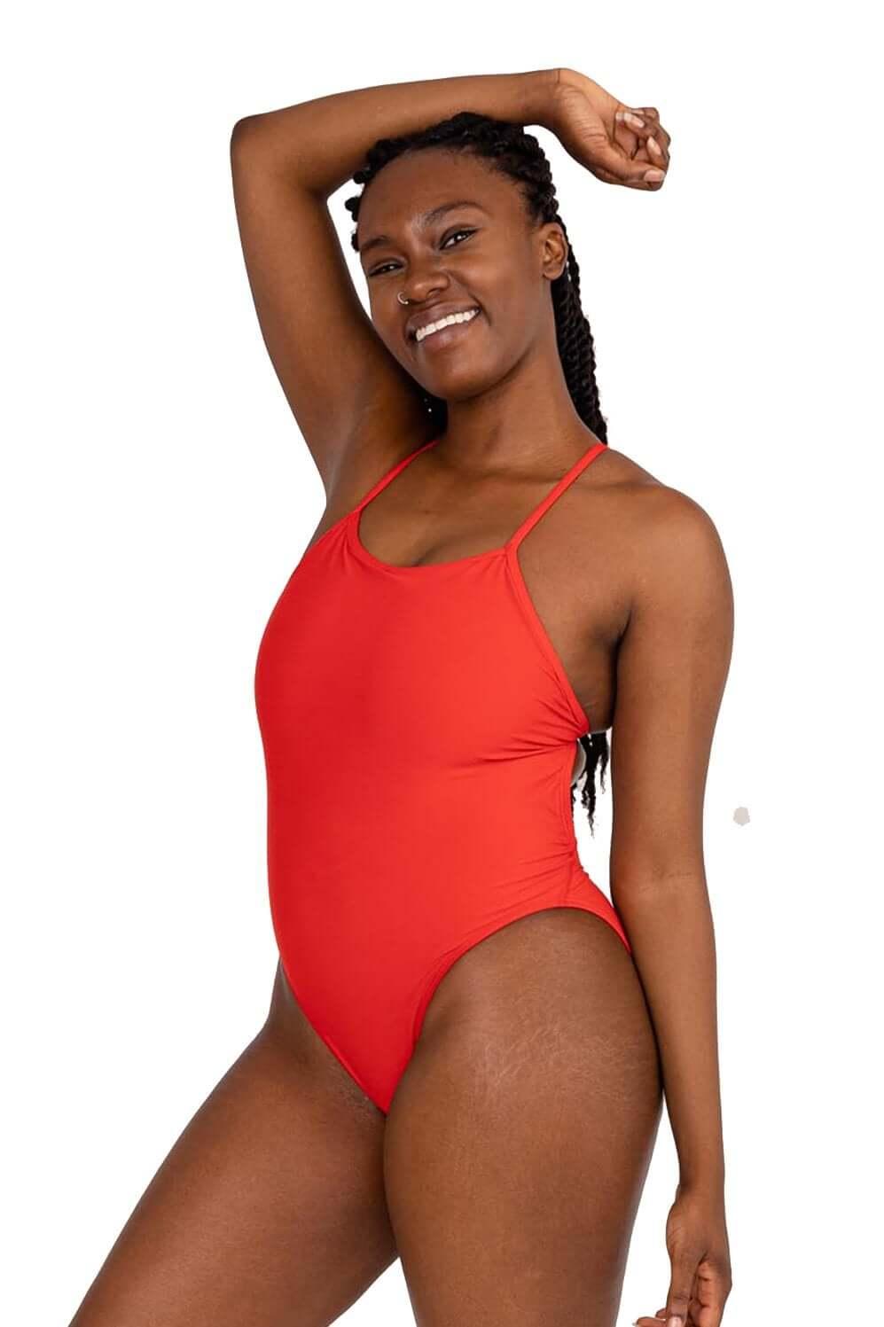 Brandon One Piece Swimsuit - Strawberry Female Product Image