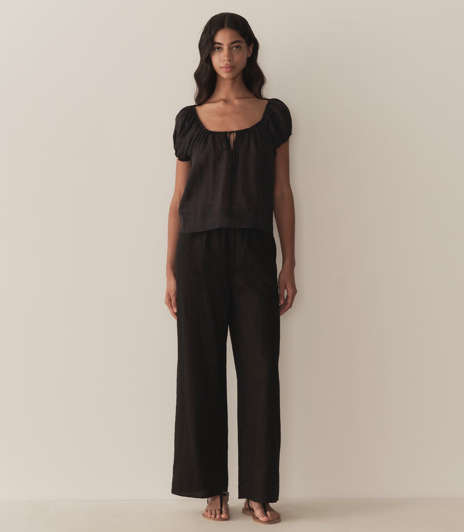 SOLINA TOP -- BLACK Product Image