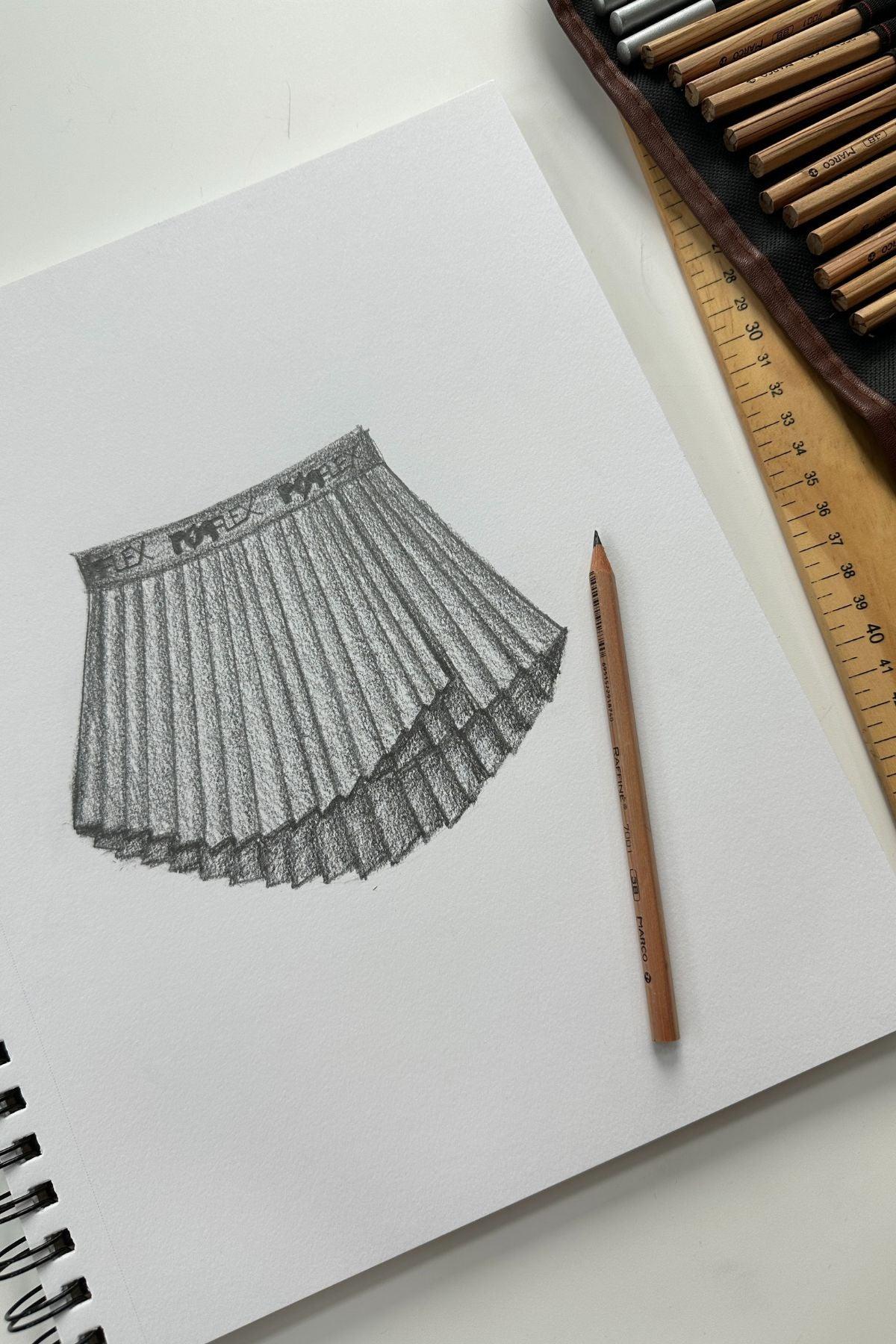 Ace ‘em Pleated Skort - Desert Rose Product Image