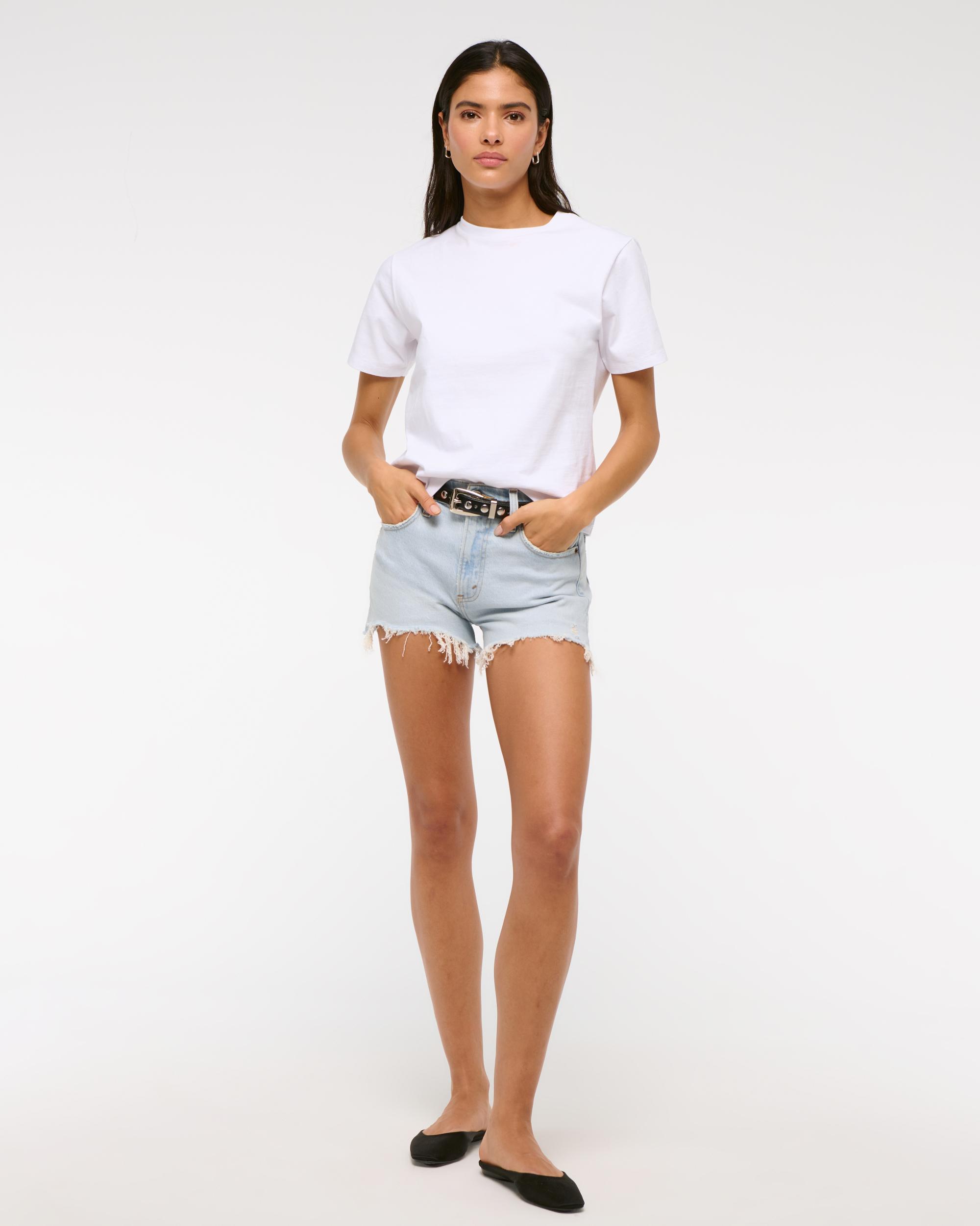 High Rise Mom Short Product Image