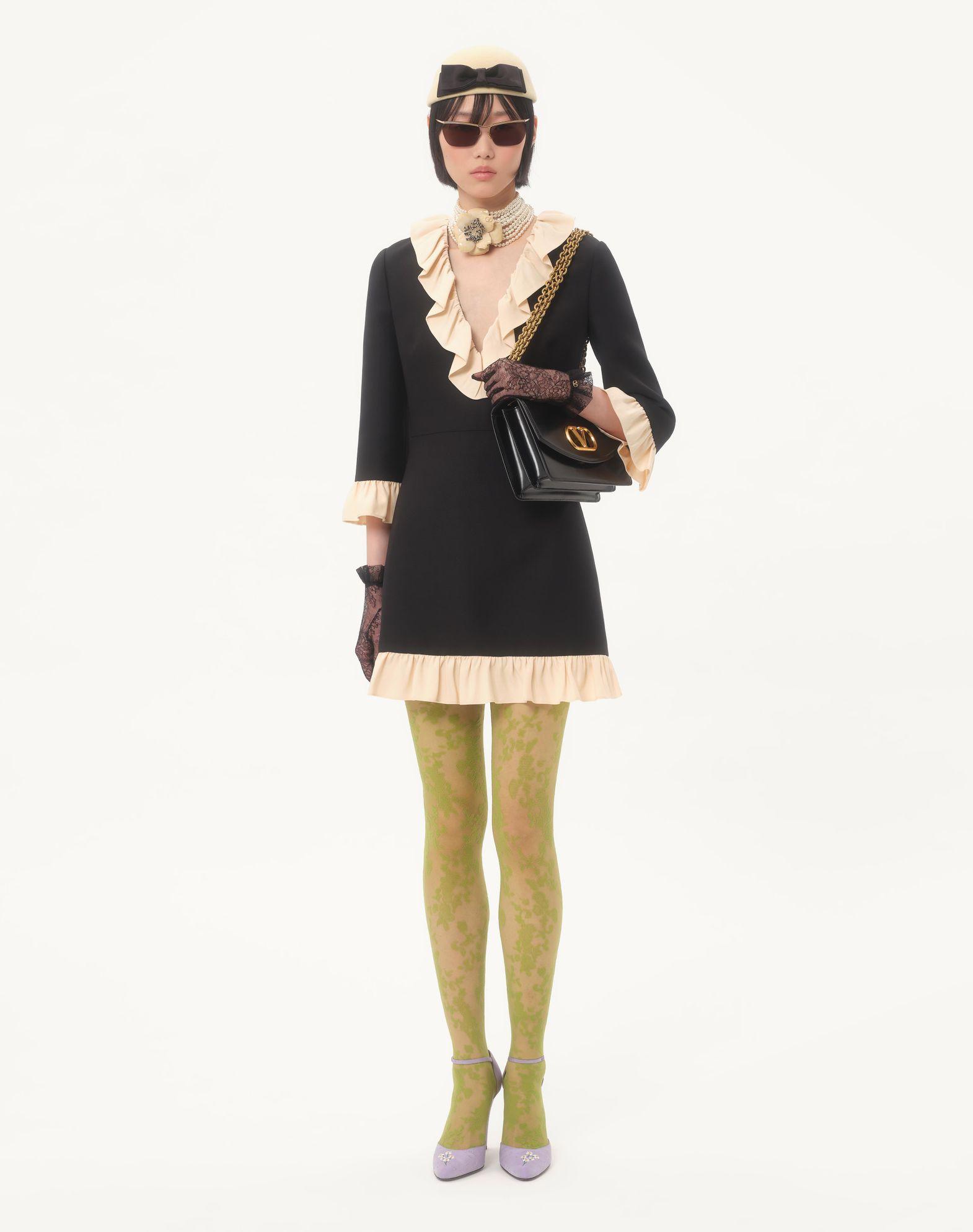 Crepe Couture Short Dress  Product Image