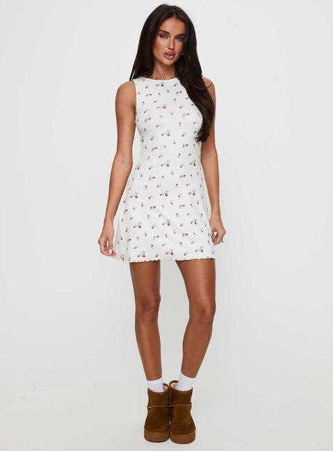 Lullabies Pointelle Nightie Floral Product Image