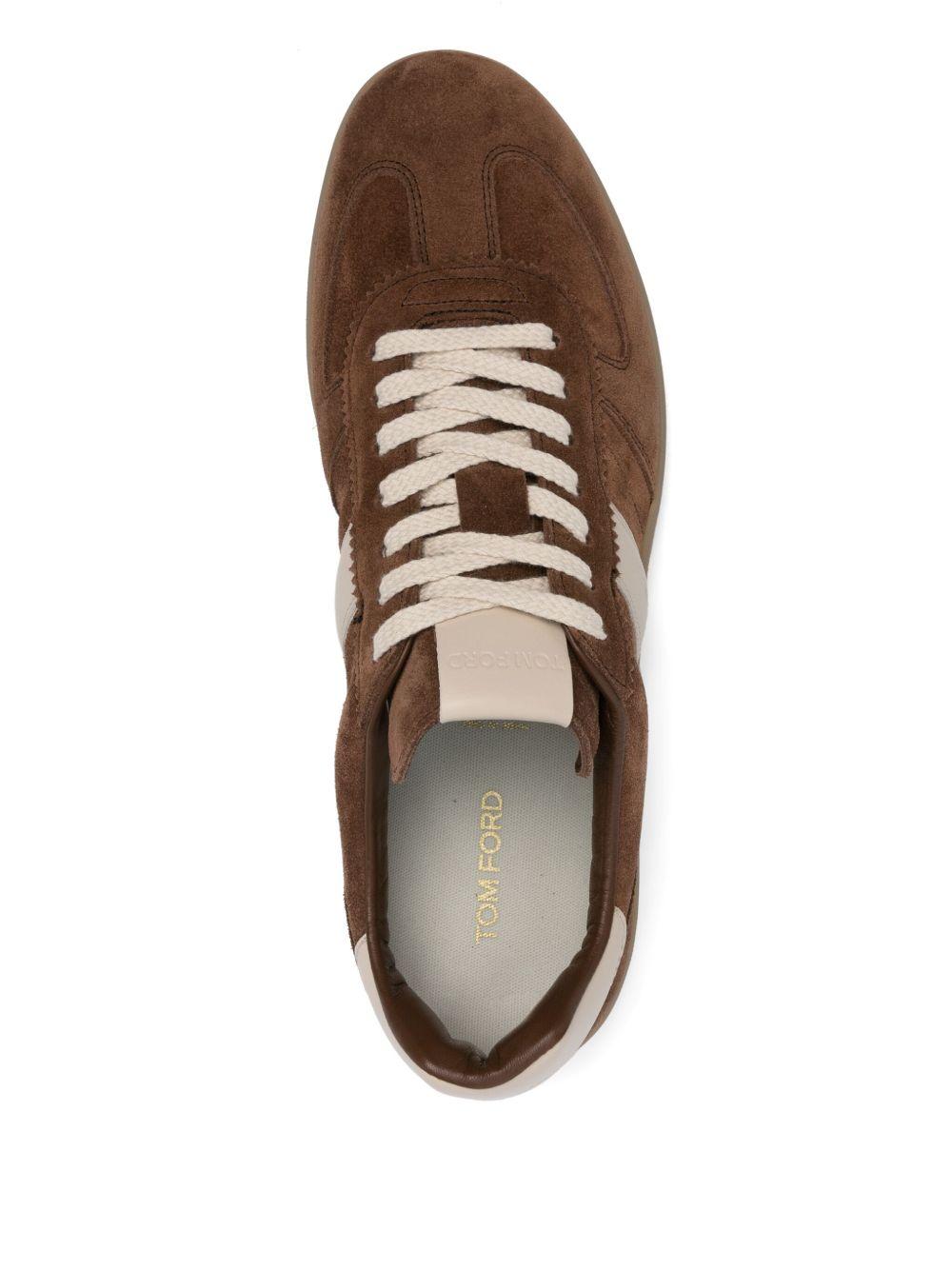 suede panelled sneakers Product Image