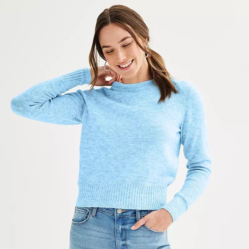 Petite Women's Sonoma Goods For Life® Crewneck Sweater,  Product Image