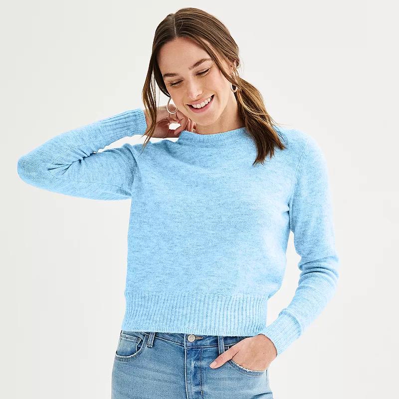 Petite Women's Sonoma Goods For Life® Crewneck Sweater,  Product Image