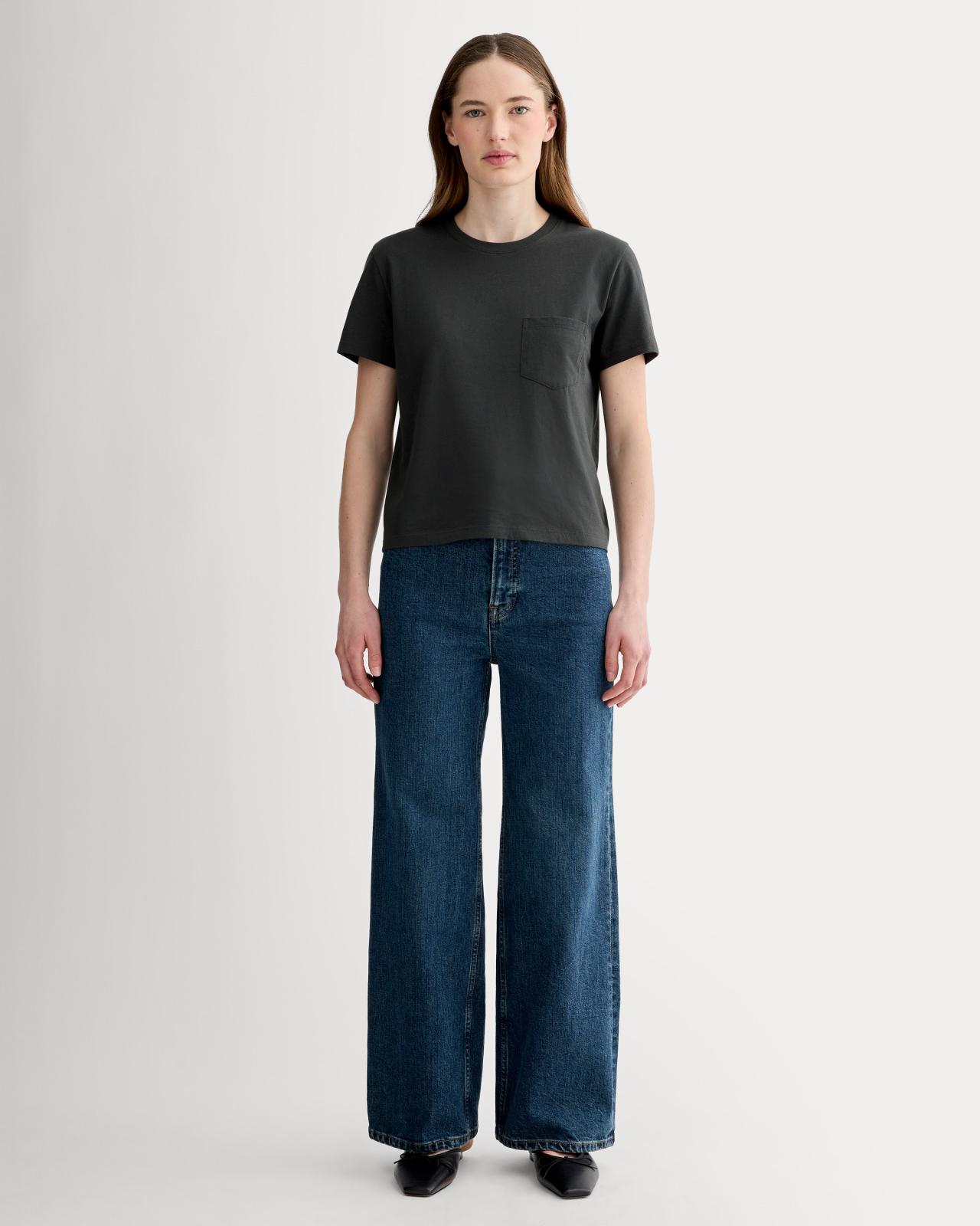 Womens Box-Cut T-Shirt in Essential Cotton by Everlane Product Image
