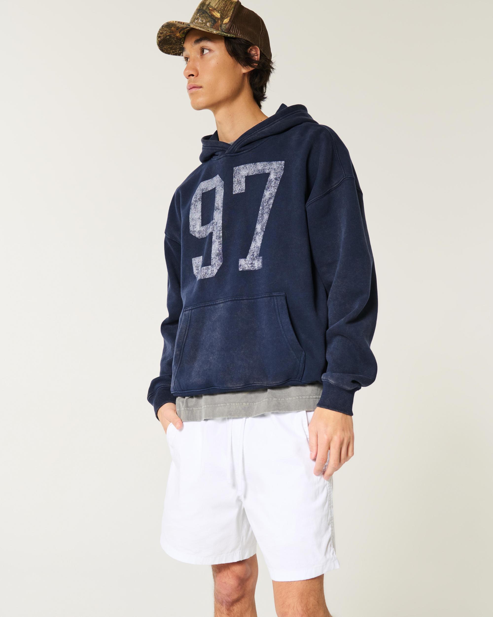 Mid-Thigh Twill Pull-On Shorts Product Image