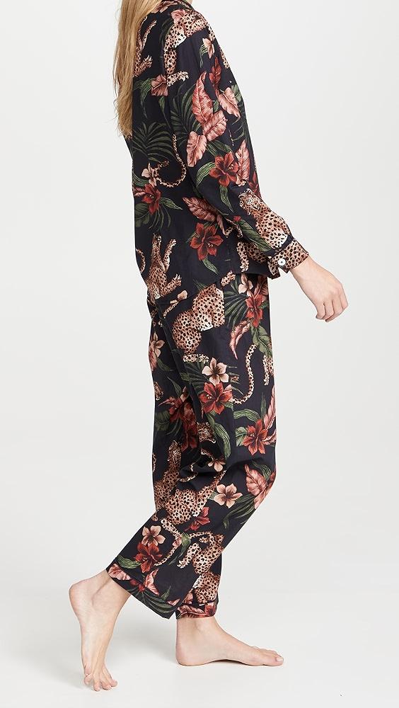 Desmond & Dempsey Women's Long Soleia Pajama Set | Shopbop Product Image