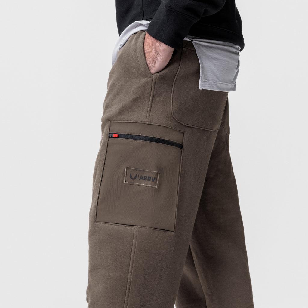 0736. Tech-Terry™ Cinch Cargo Jogger - Deep Taupe Product Image