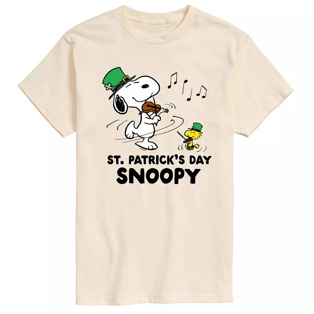 Men's Peanuts St. Patricks Day Snoopy Graphic Tee,  Product Image