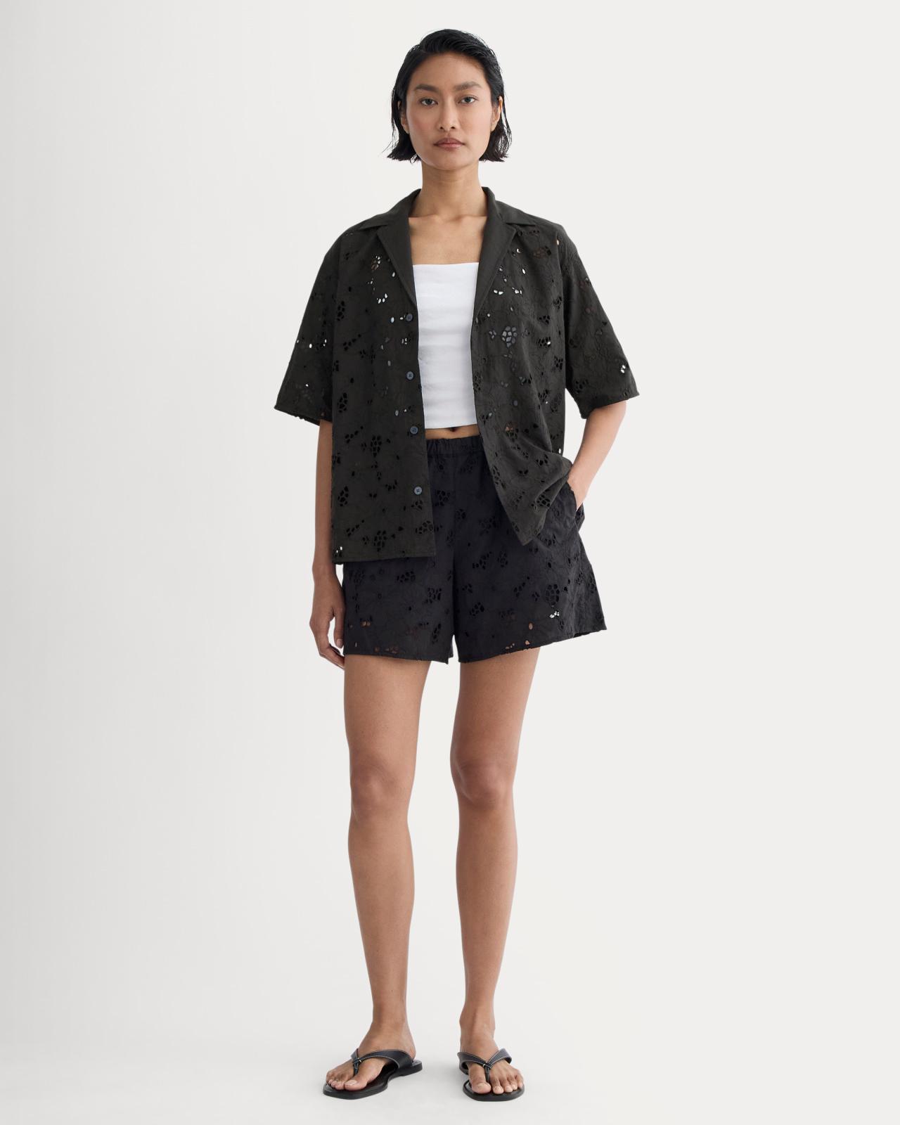 Womens Eyelet Pull-On Short by Everlane Product Image