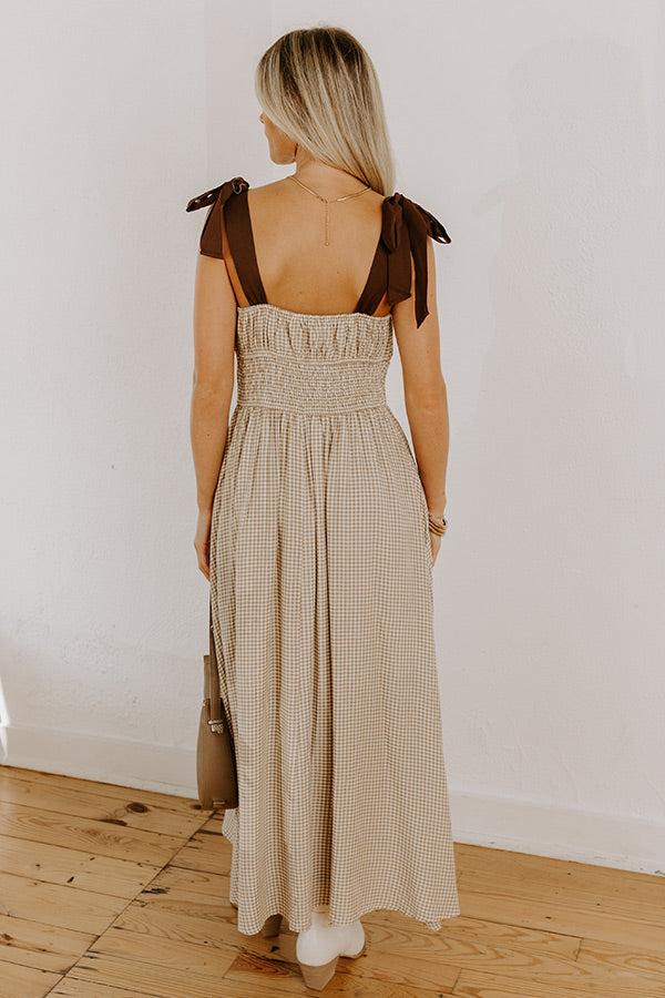 Charming Views Gingham Midi Dress Product Image