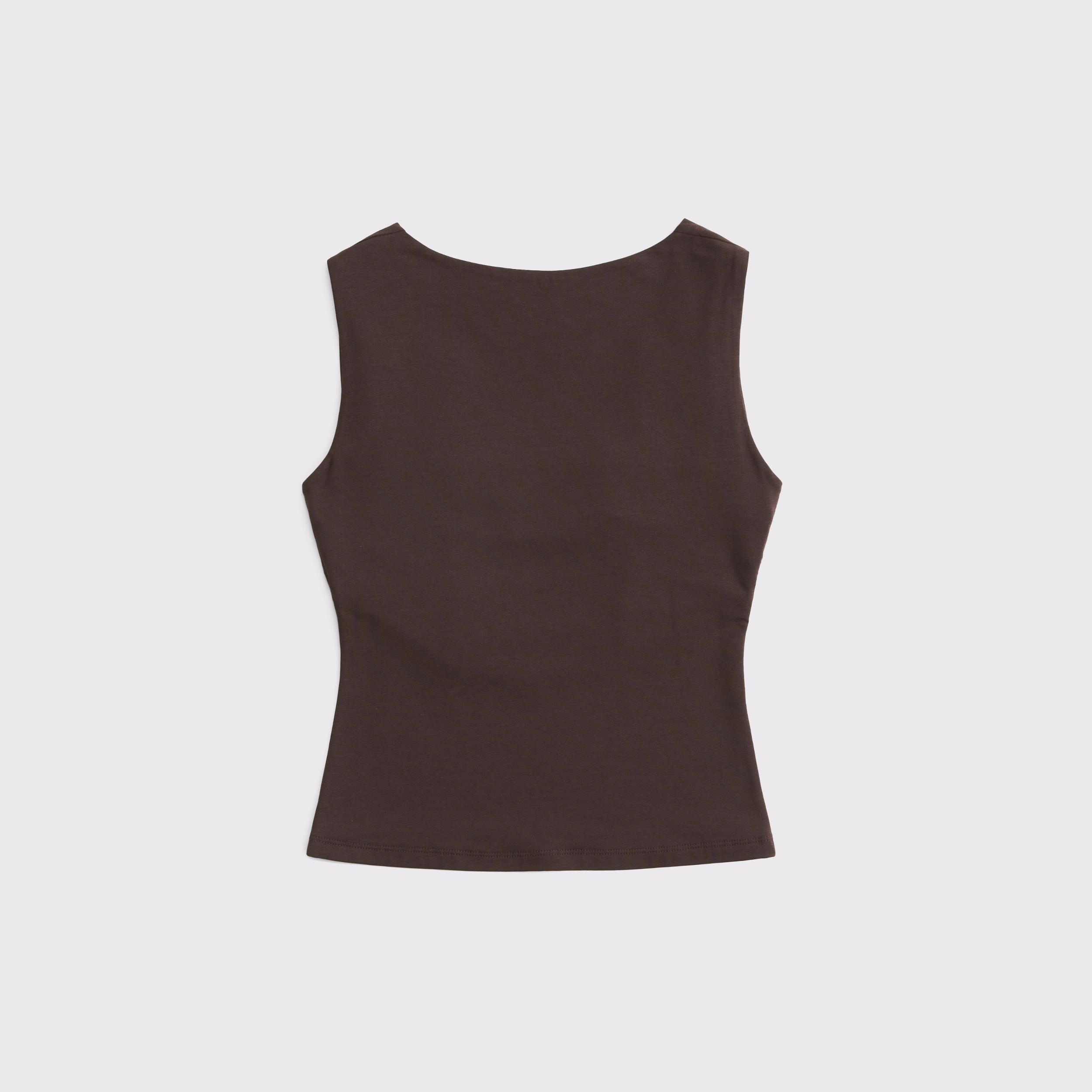 Draped Cowl Back Top Product Image