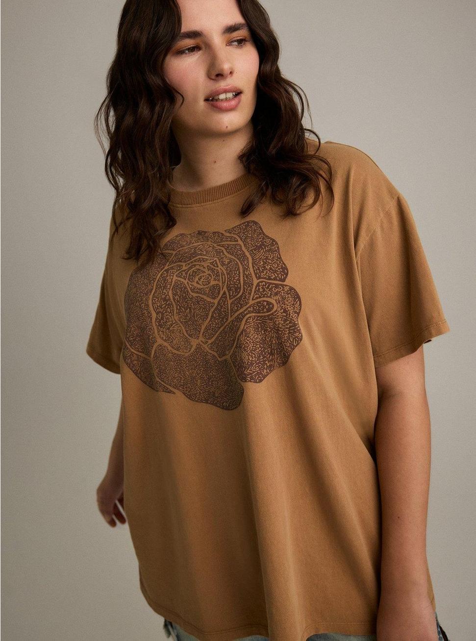 Festi Rose Oversized Tee Product Image