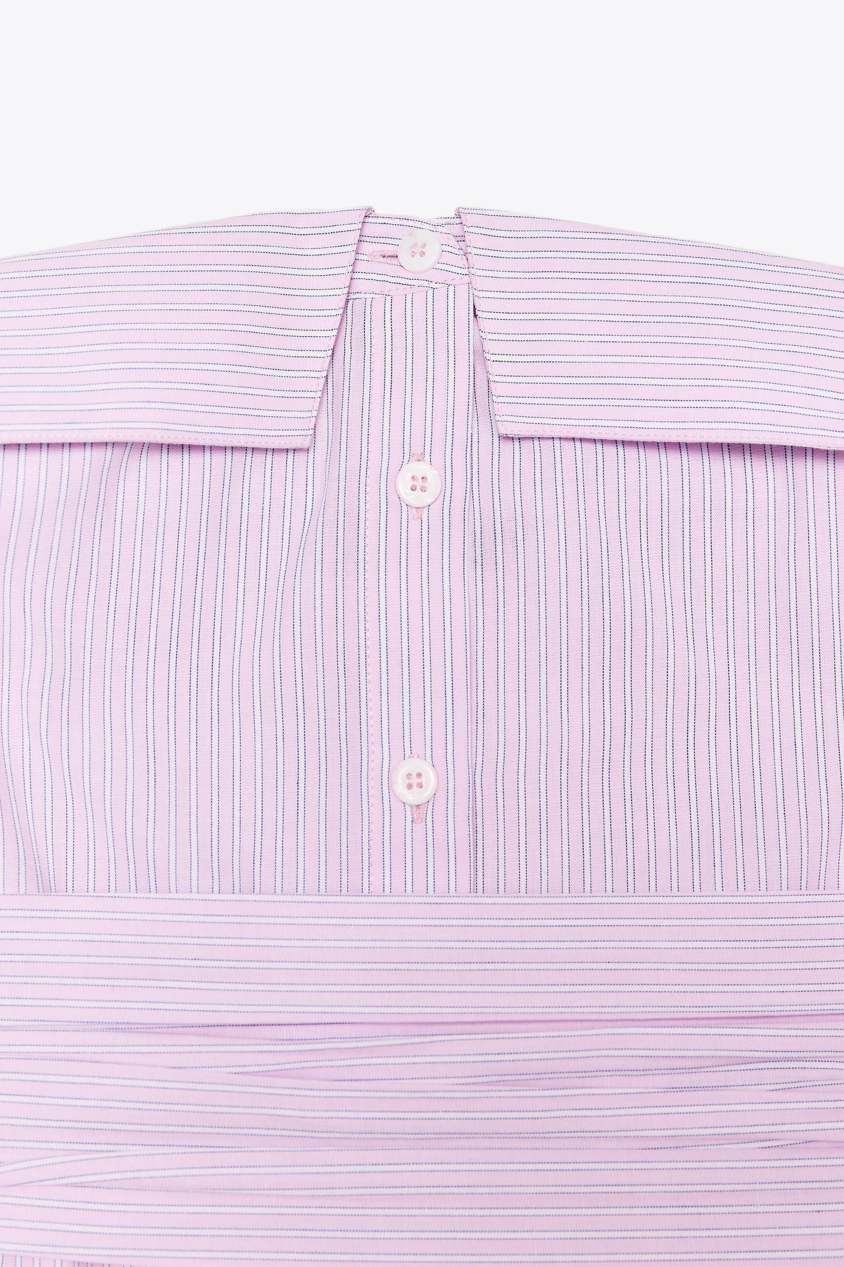 STRAPLESS STRIPED TOP Product Image