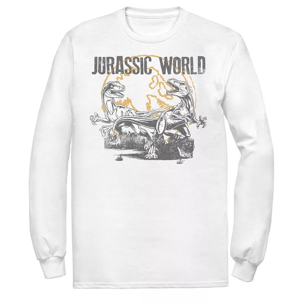 Men's Jurassic World Distressed Raptor Battle Tee,  Product Image