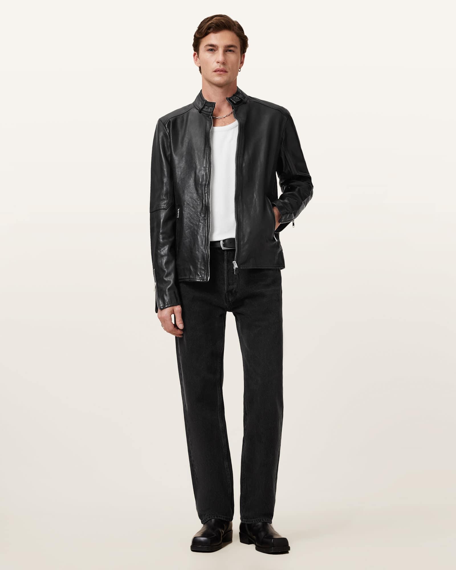 Cora Leather Jacket Product Image