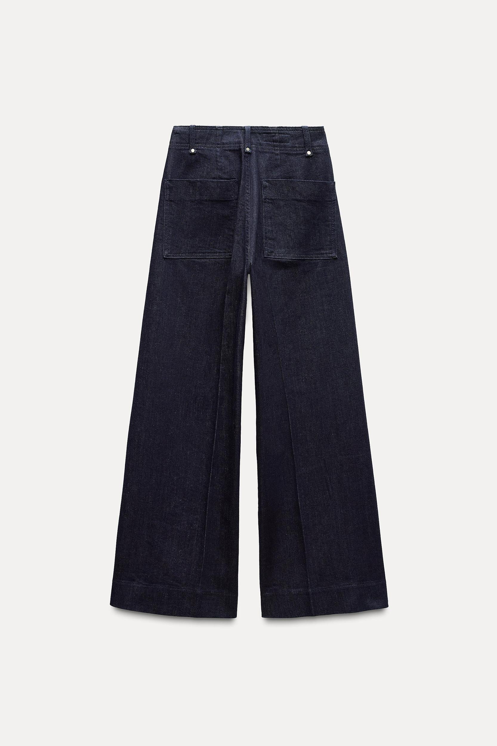ZW COLLECTION HIGH WAIST WIDE LEG JEANS Product Image