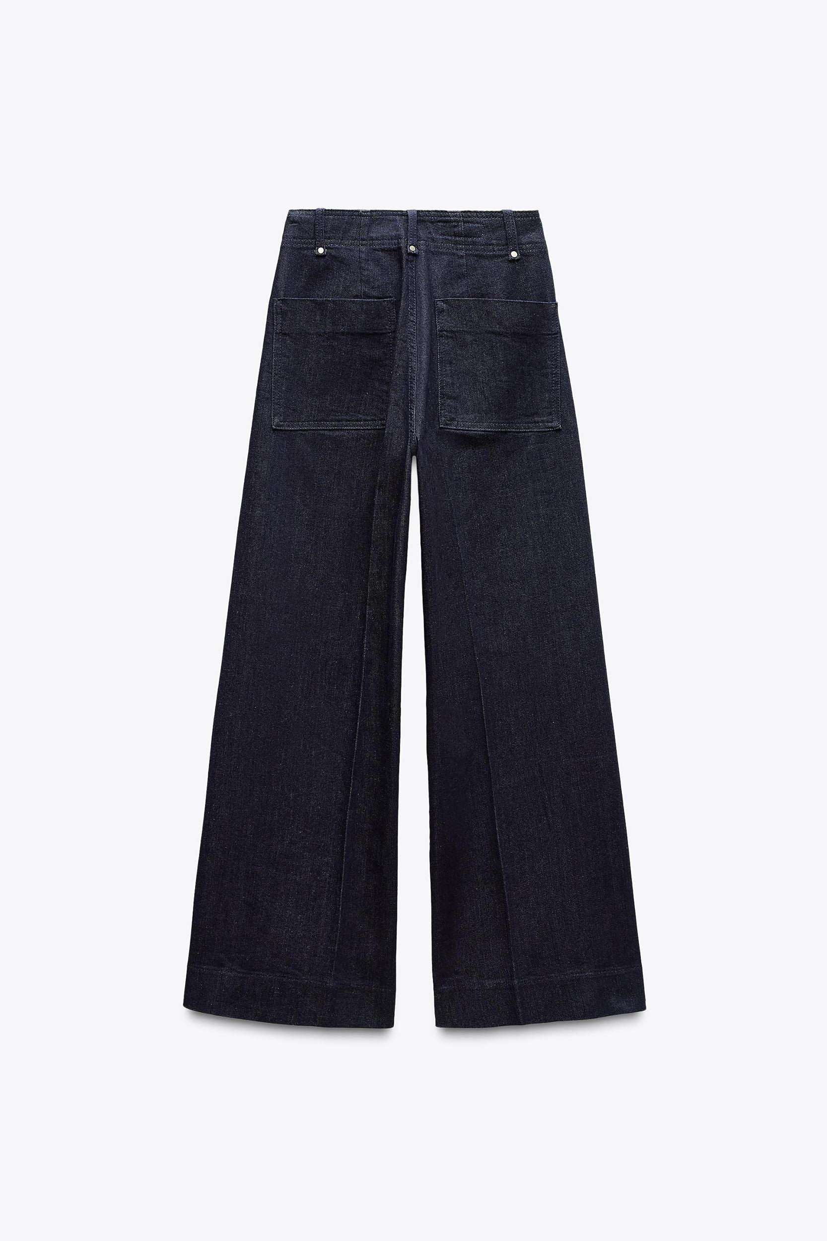 ZW COLLECTION HIGH WAIST WIDE LEG JEANS Product Image