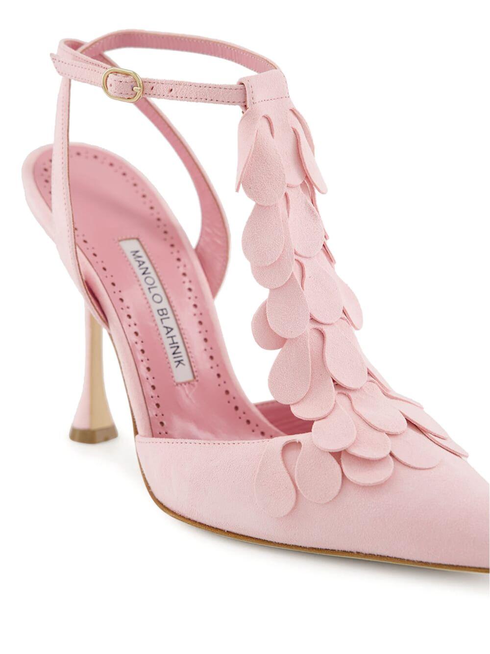 105mm Marwam petal-embellished pumps Product Image