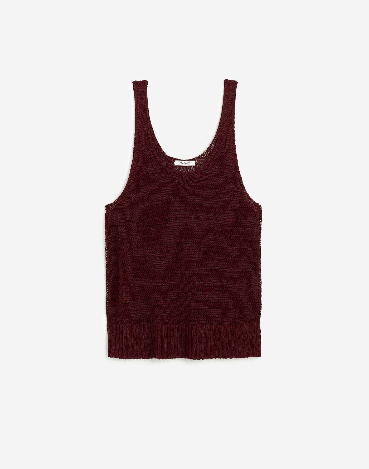 Linen Sweater Tank Product Image