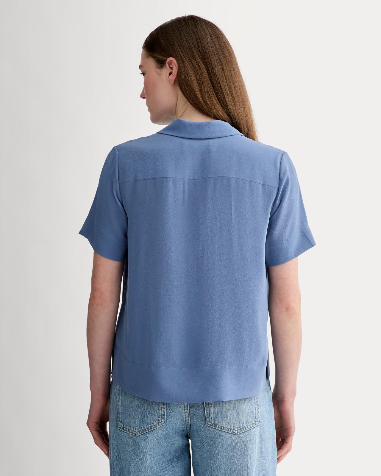 Womens Notch Shirt in Washable Silk by Everlane Product Image